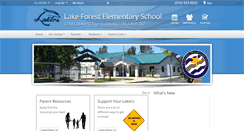 Desktop Screenshot of lakeforestlakers.com