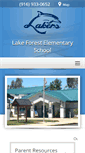 Mobile Screenshot of lakeforestlakers.com